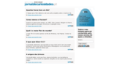 Desktop Screenshot of jornalcuriosidades.artelecom.pt